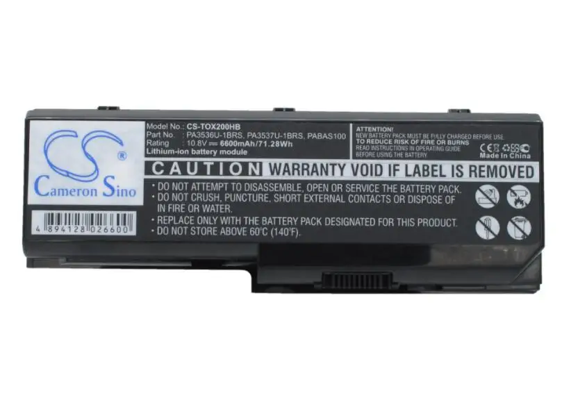 Cameron sino 6600 мАч аккумулятор для Toshiba Equium P200 178 1ED спутниковый L350 ST2121 ST2701 L355|Цифровые