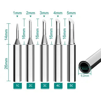 

New Lead Free Solder Iron Tips Replacement For Soldering Repair Station Welding