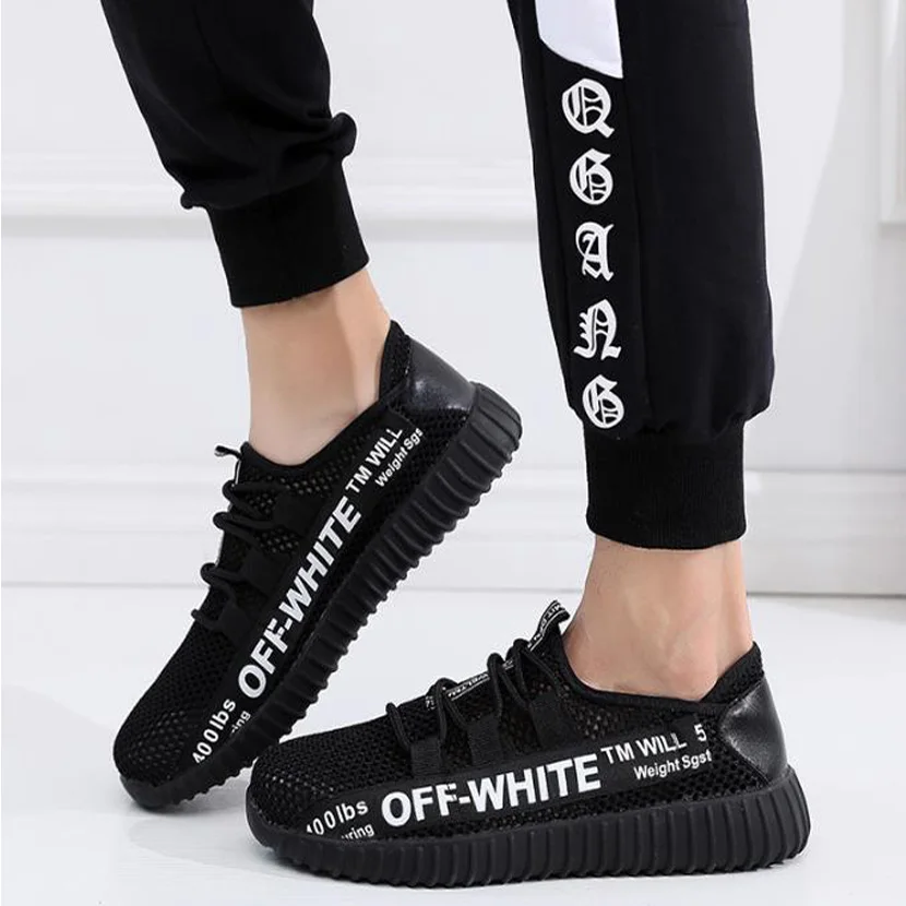 off white steel toe trainers