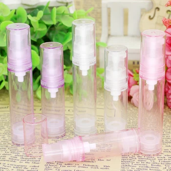 

10ml Refillable Bottles Portable Airless Pump Vacuum Bottle Toiletries Container Refillable Plastic Travel Cosmetic Bottles