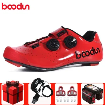 

Boodun Road Cycling Shoes carbon fiber sapatilha ciclismo Sneakers Men Professional Road Equipment Self-locking Ride Shoes
