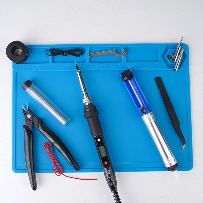 

Soldering Working mat ESD Heat Insulation Repair Mat Phone Computer Magnetic Heat-resistant BGA Insulator Platform