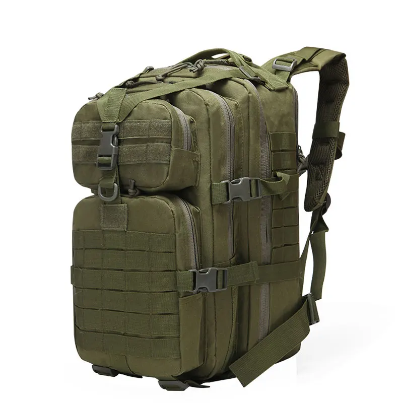 50L военные рюкзаки, армейская тактическая сумка, уличная, 3P Упаковка, мужской треккинг, походный рюкзак, Охотничья сумка, большая вместительность, Mochila - Цвет: Green