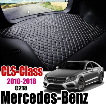 

Leather Car Trunk Mat Carpet Tail Benz C218 Cargo Liner For Mercedes Benz CLS Class 2010-2018 Trunk Boot Mat Benz CLS Liner Pad