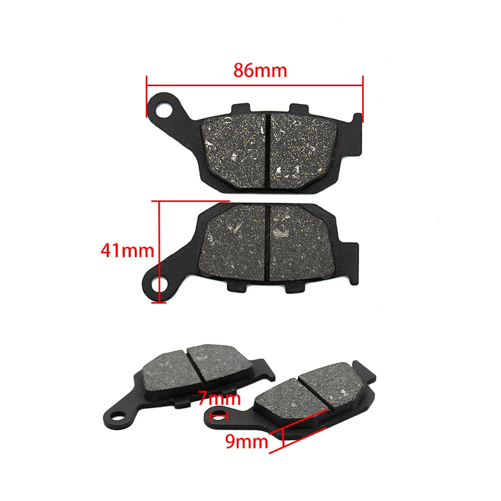 Передние и задние тормозные колодки для мотоцикла HONDA 599 CBR600 CBR 600 F3 CB600F Hornet CB 600F CBF