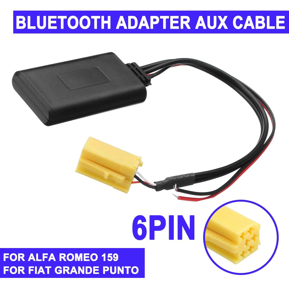 6 контактный bluetooth модуль для Alfa Romeo 159 автомобильный стереоадаптер Fiat Grand Punto Mini