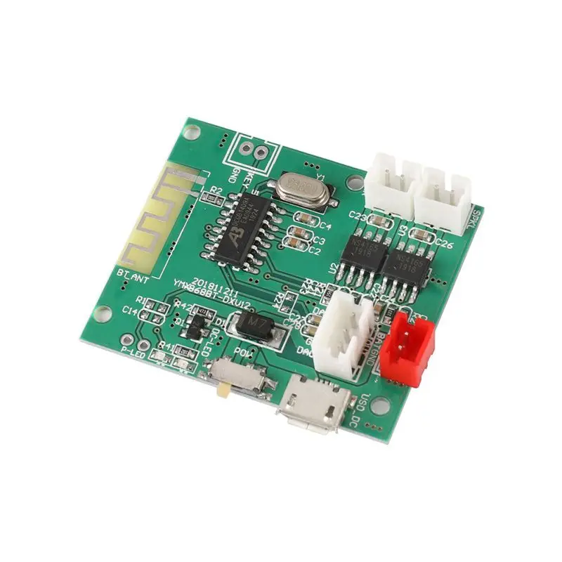 5V 2x5W 2A Плата усилителя аудиокомпонент PCBA пластина модуля для Bluetooth для экспериментальной ручной работы