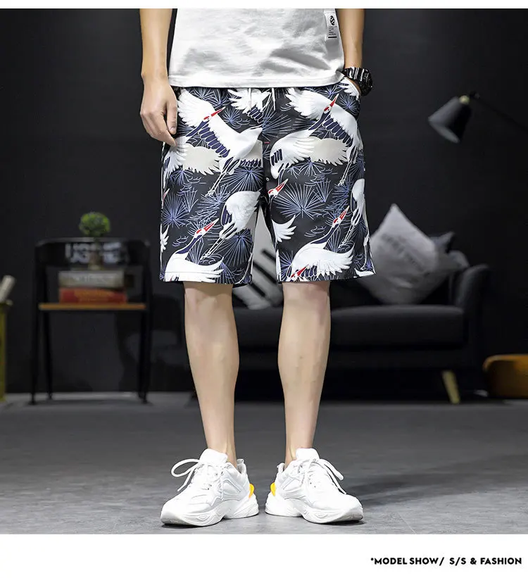 Stijlen Boardshort Losse Trekkoord Zomer Mannen En Vrouwen пляжные шорты для будущих мам Gedrukt нитка/переработка отходов Мужские Шорты для купания Рубашки домашние Korte Homme