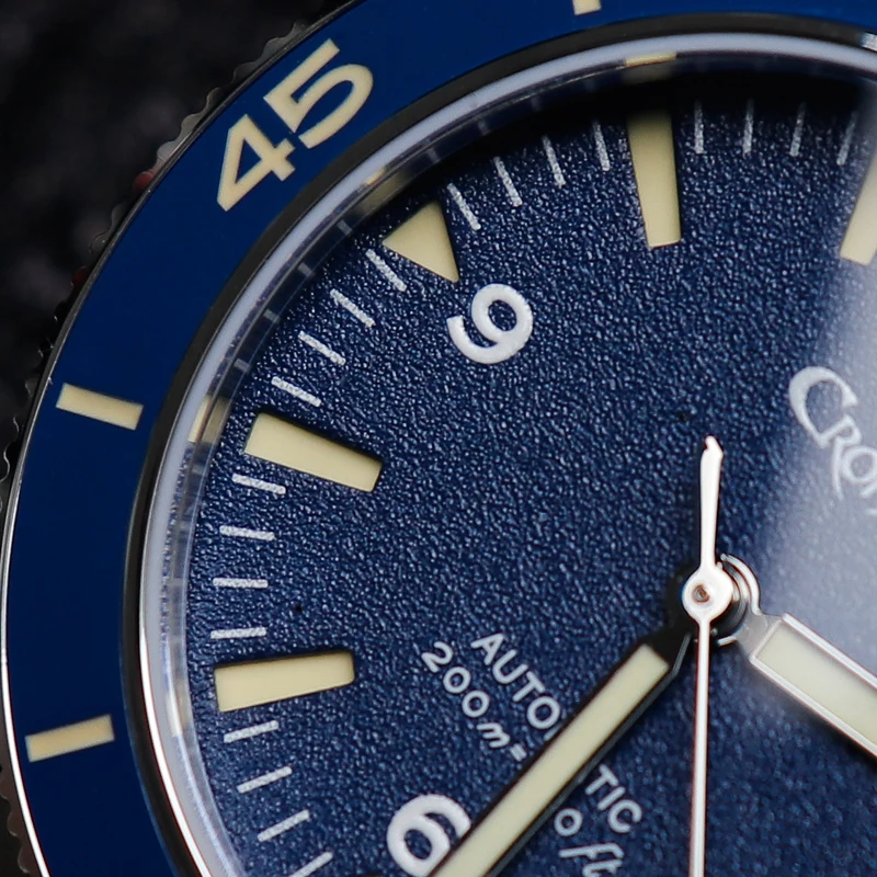 Cronos 300 Diver Men Watch Sandwich Dial Automatic NH35 200M Water