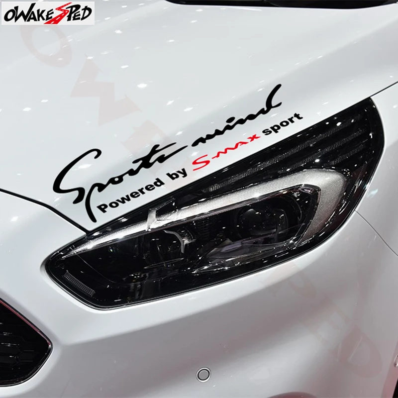 

Car Sport Styling Reflective Sticker Auto Lamp Eyebrow Decor Decal For Ford S-max Auto Body Accessories Vinyl Decals Stickers