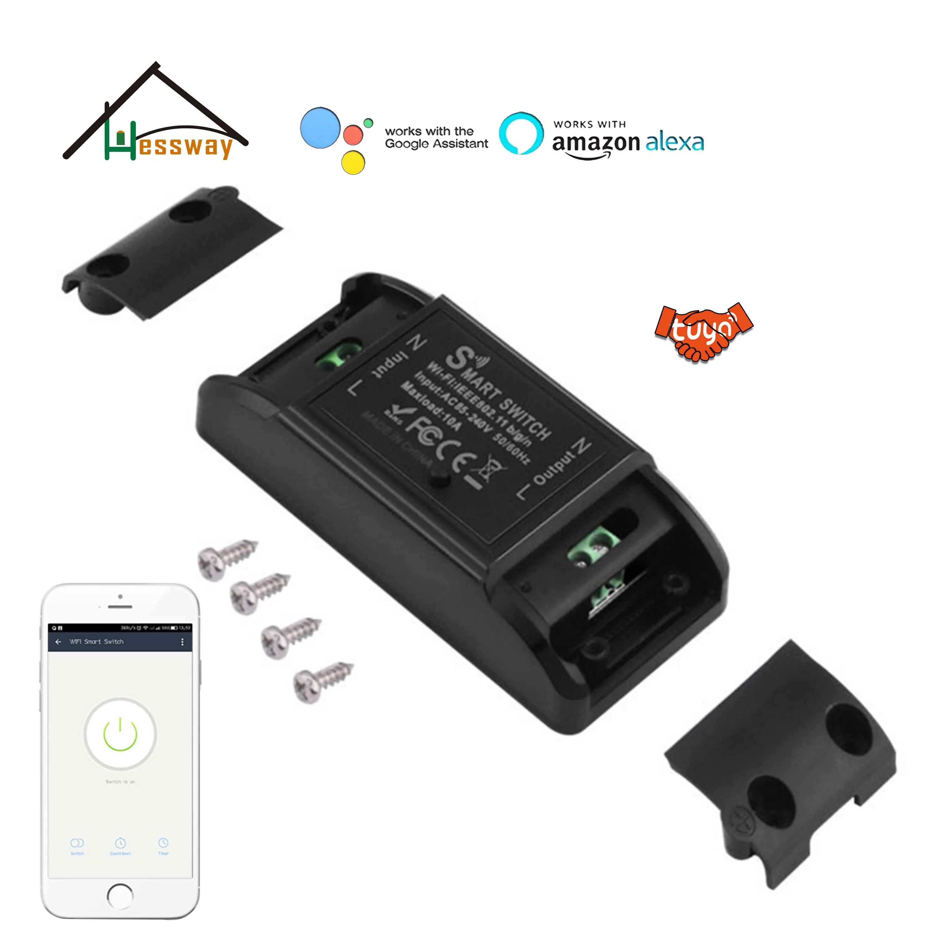 Automazione Modulo Relè Timer Wifi Interruttore Ac Per Amazon Alexa Google Casa