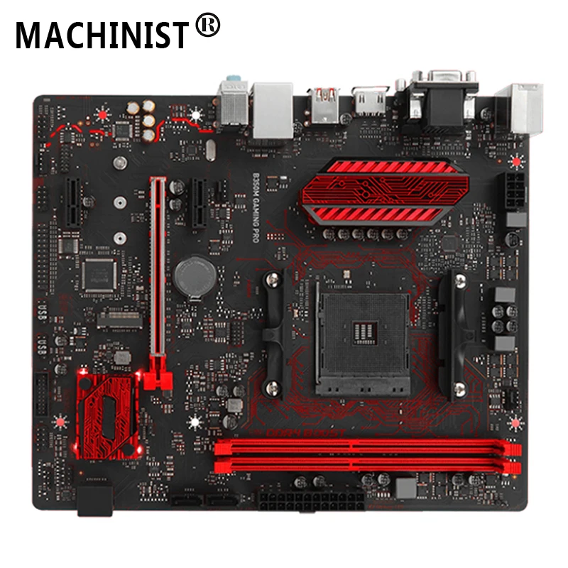 

For MSI B350M GAMING PRO Desktop motherboard MB AMD B350 Socket AM4 micro-ATX DDR4 32GB M.2 SATA3.0 USB3.0