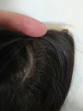 Mifil-Cierre de encaje liso brasileño, solo 4x4, cierre sin división, 100%, cabello humano Remy, Base de seda sintética, liso, 10-22 pulgadas