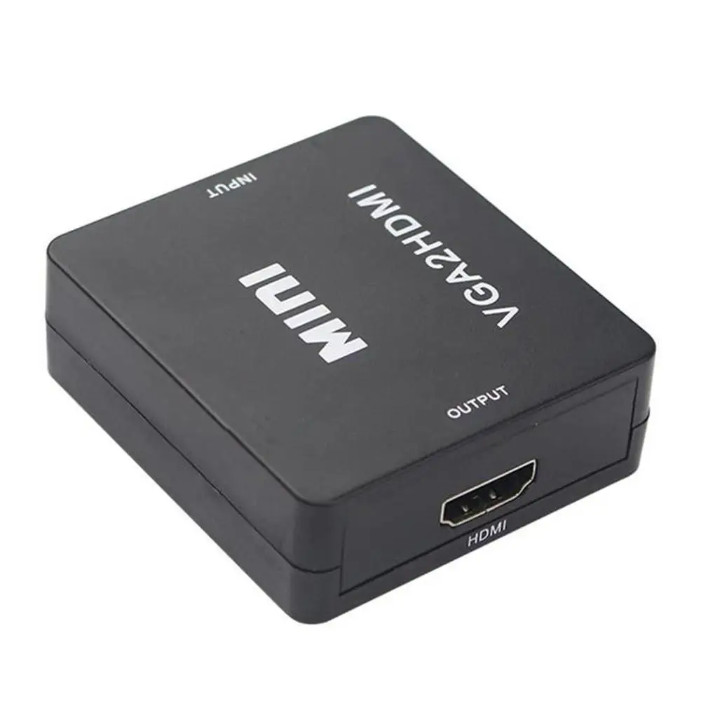 Vga To Hdmi Converter 1080P Hd Adapter Audio Cable For Hdtv Pc Notebook Tv Computer External Accessories