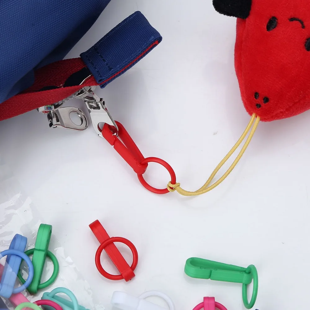 50Pc-Plastic-Snap-Hooks-Small-Keychains-Bags-Straps-Fastener-Pet-Collar-Decorative-Buckles-DIY-Backpack-Luggage