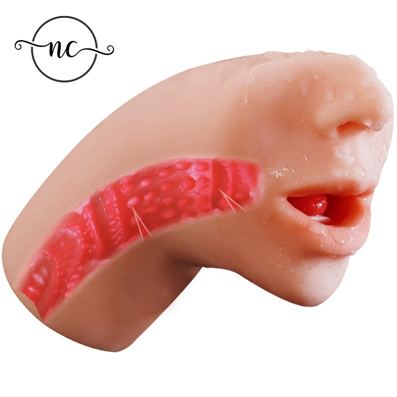 Мужская чашка для мастурбации реалистичный рот оральный секс сексуальная