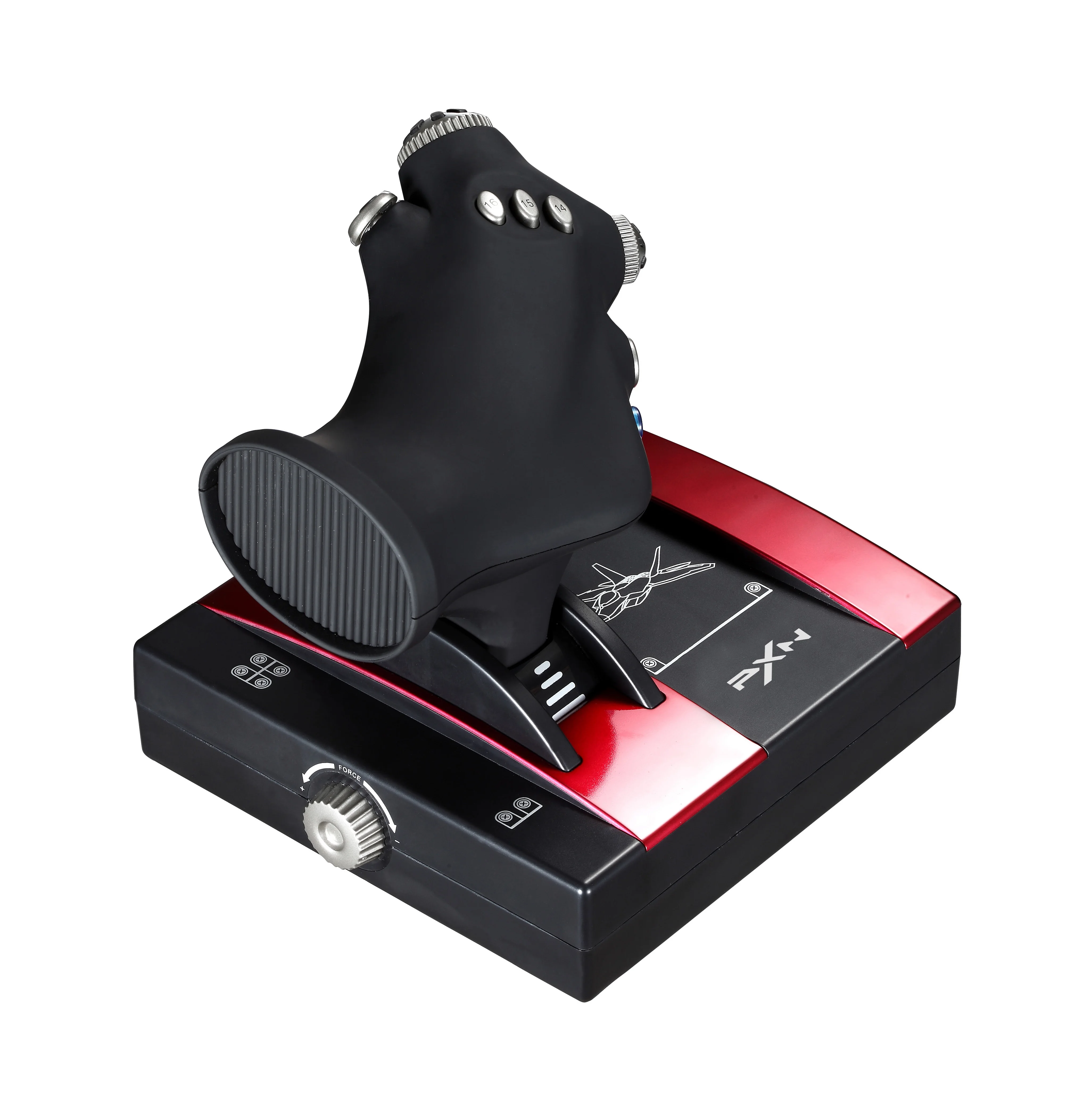  PXN-2119II Flight Stick Joystick USB Simulator Flight Controller Joystick Gamepad Gaming Controller