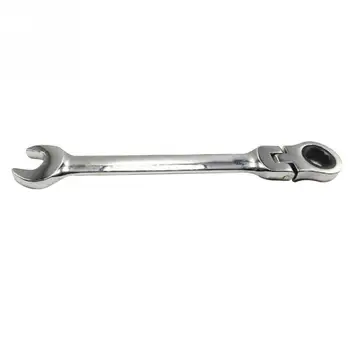 

6MM-20MM Standard Rotatable CRV Dual Purpose Adjustable Head Ratchet Wrench Tooth Gear Wear Resistant Straight Shank Easy Apply