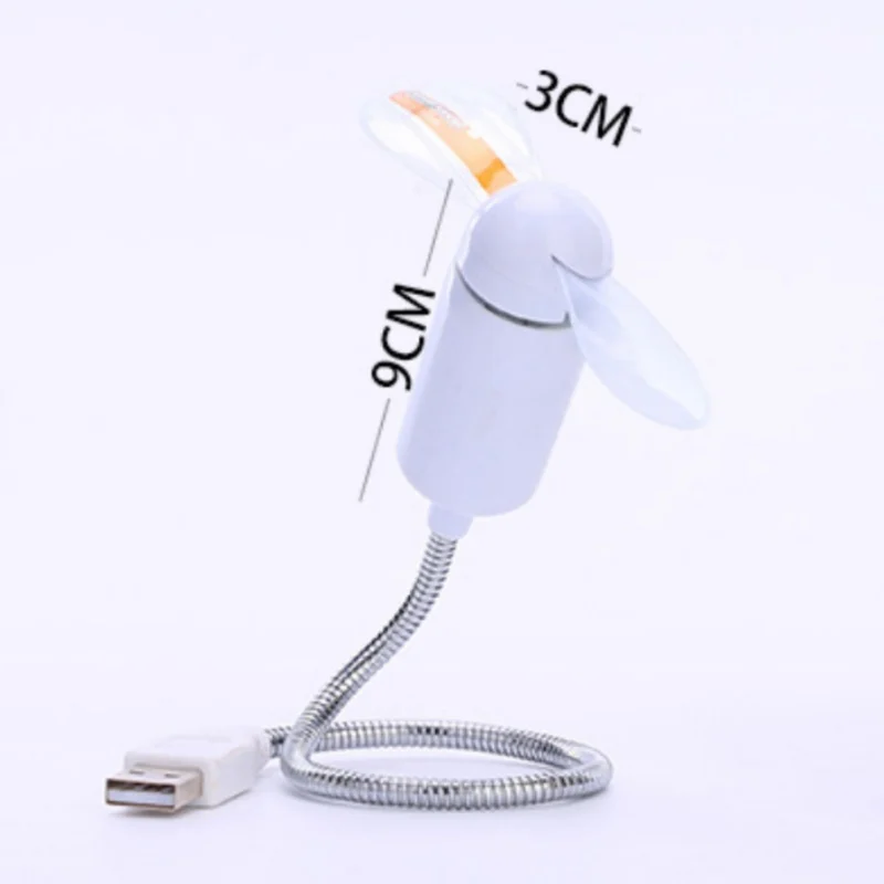 Мини Гибкий складной светодиодный для домашнего освещения студенческий USB вентилятор с регулируемой скоростью портативный ноутбук
