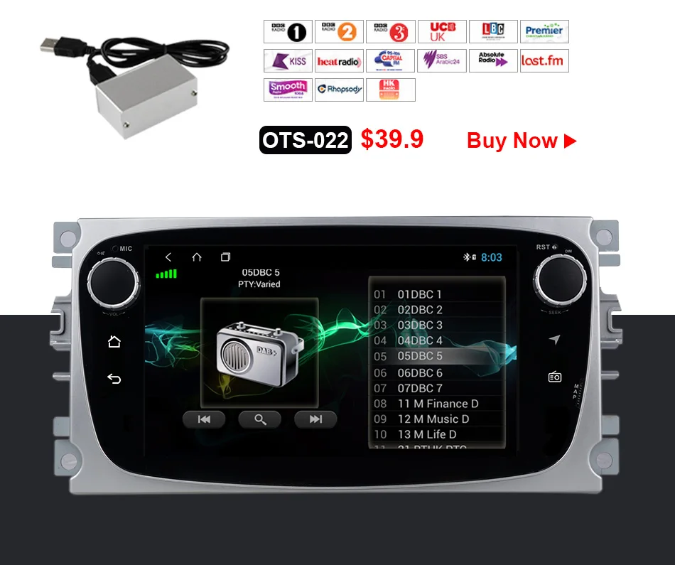 Perfect Ownice Android K1 K2 Octa Core  32G ROM Car DVD player GPS for Ford Mondeo S-Max Cmax Focus II GPS Radio Support 4G LTE 33