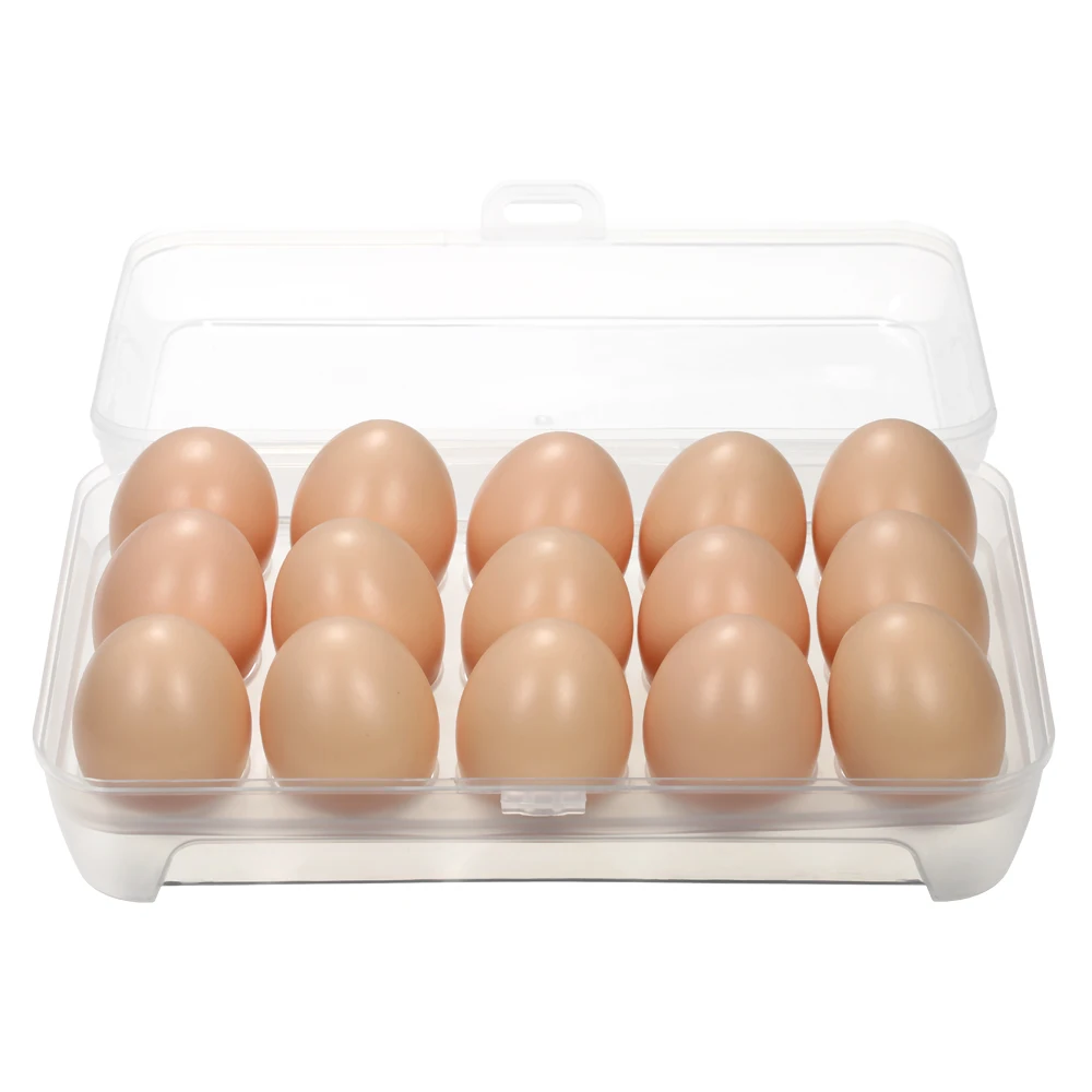 Case15-Egg для хранения прозрачный пластиковый поднос держатель кухонный холодильник яйцо органайзер для хранения контейнер с крышкой портативный, безопасный