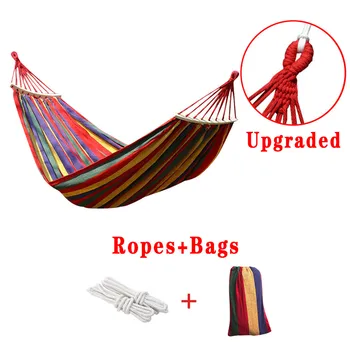 

Portable Hanging Hammock Indoor Home Bedroom Hammock Lazy Chair Travel Outdoor Camping Swing Chair Thick Canvas Bed Hammocks