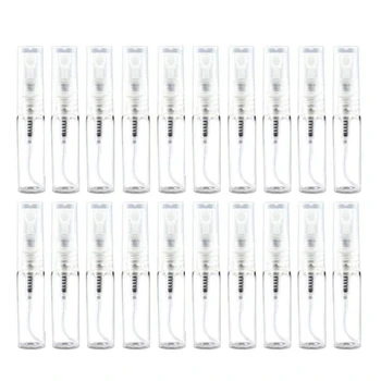 

40Pcs Portable Refillable Glass Makeup Clear Empty Sprayer Bottles Cosmetic Atomizers Spray Bottle Container (10Ml)