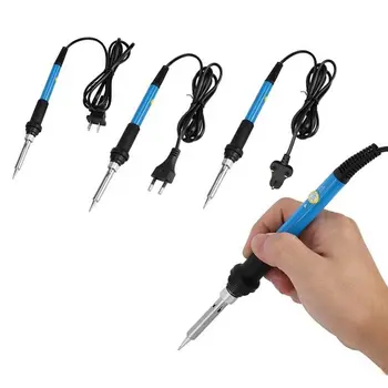 

110V/220V 60W Adjustable Temperature Electric Soldering Iron Internal Heating Solder Station Repair Tool EU UK PlugHot