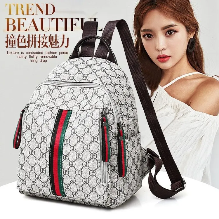 

SOURCE Hot Selling WOMEN'S Bag Casual Backpack Ribbon Oxford Cloth Waterproof Bag 8897