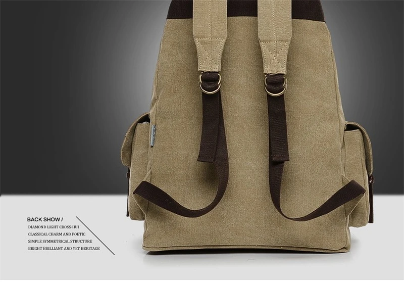 New Casual Men Backpack England Style Vintage Men's School Bags Travel Sport Camping Hiking Quality Washed Canvas Backpack Women