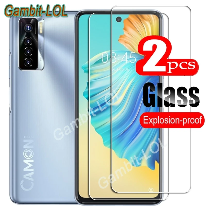 

For Tecno Camon 17 Pro Tempered Glass Protective ON Camon17 17Pro 17P Camon17Pro 6.8Inch Screen Protector Smart Phone Cover Film