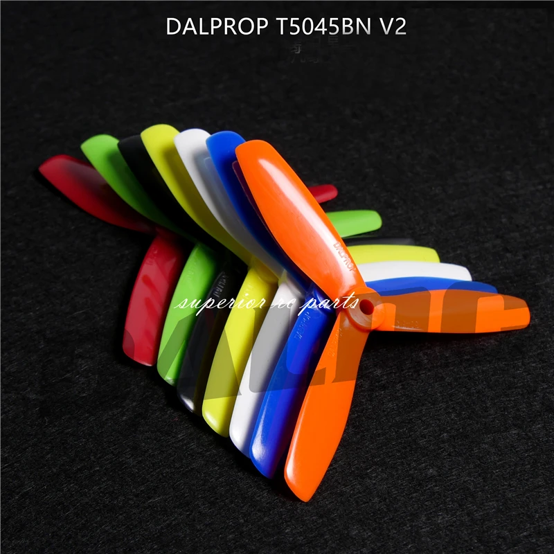 

DALPRO T5045BN V2 5045 5*4.5 Inch 3-blade Propeller Props with High Resistance CW CCW 2-Pairs black GSX 16%OFF