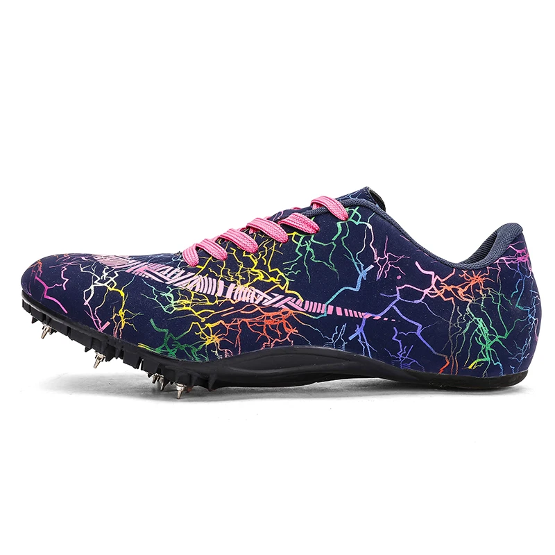 Беговые кроссовки с шипами обувь для бега и сетчатая дышащая легкая