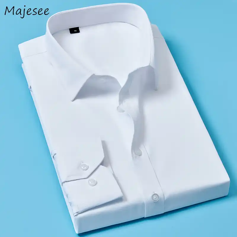 large mens white shirts