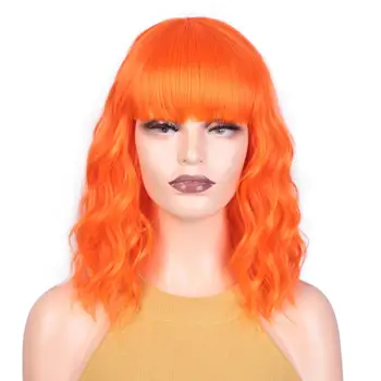 

AISI BEAUTY Synthetic Women's Wig Short Water Wave Bob Wigs High Temperature Fiber Natural Hair Wig for Daily and Cosplay