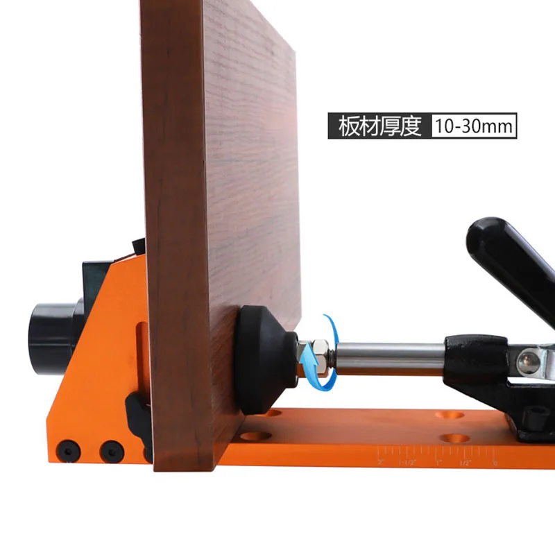 Woodworking angle hole device 9.5mm aluminum alloy with base vacuum device Woodworking drilling hole punching locator