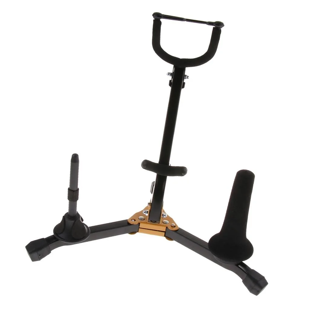

Foldable Alto Tenor Sax Saxophone Stand Woodwind Instrument Accessories with Flute stand and Clarinet stand