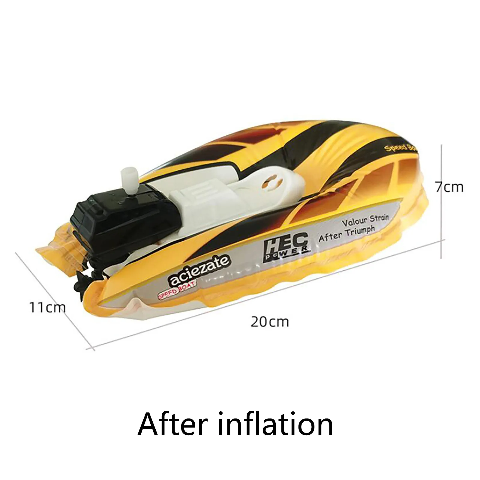 【Eco-friendly】 Kids Bath Toy Clockwork Wind Up Inflatable Boat Ship Play Water Bathroom Bath Toy Inflatable Boat Baby Toy Outdoor Water Toys.