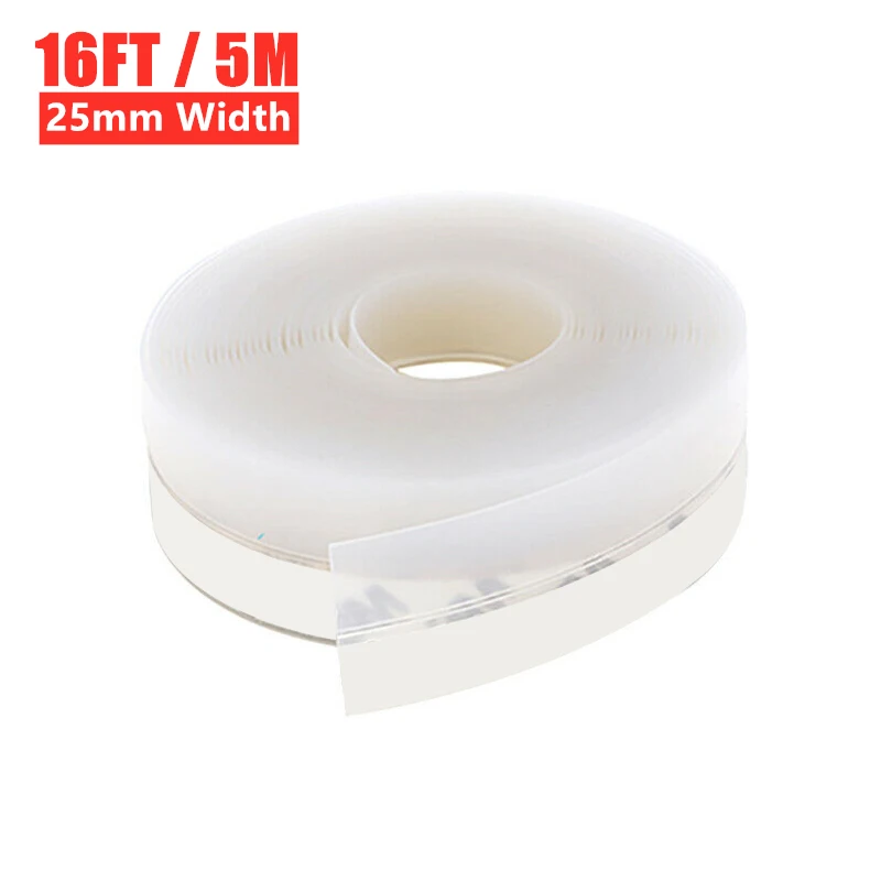 Seal Strip 5m Self Adhesive Door Sill Weather Strip Silicone Soundproofing Window Seal Anti Draft Dust Insect Door Seal Strip Sliding Door Locks Hardware