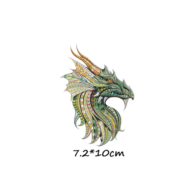 ZOTOONE Cartoon animal patch paste heat transfer vinyl owl elephant butterfly costume DIY micro chapter hot press patch sticker 1062