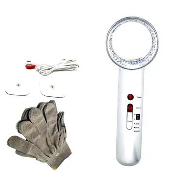 

7-In-1 Far-Infrared Beauty Equipment Ems Massage Ultrasonic Photo-Ion Care Instrument Yl-010E Sliver