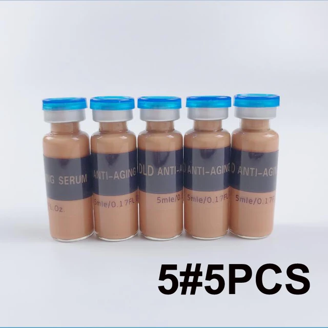 5ml Korean Ampoule Facial Booster Whitening Acne Healing Treatment Meso White Booster Ampoule Serum Starter Kit BB Cream Kit 5pcs BB Cream 5