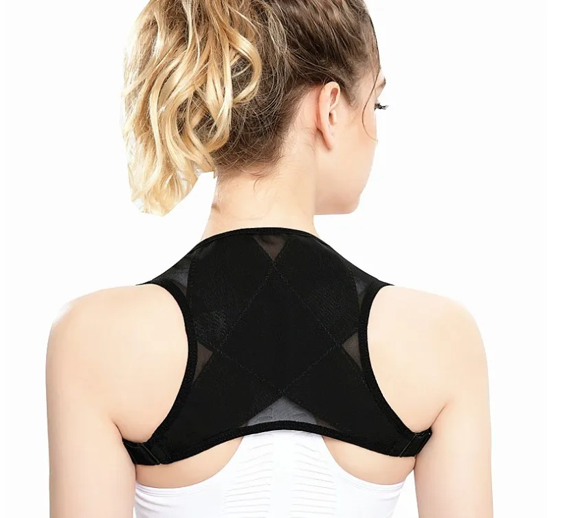 Adjustable Posture Corrector Brace Net Breathable Back Spine Support Belt Humpback Shoulder Correction Adult with Box | Красота и