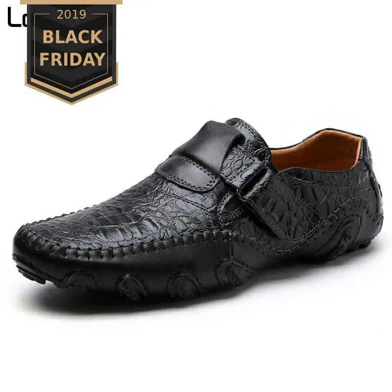 

Hand Made Genuine Leather Men's Shoes Comfortable Luxury Men's Men's Loafers Fashion Breathable Driving Shoes Slip on Mokasen