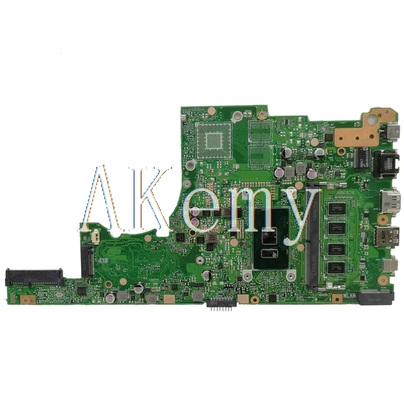  Akemy X405UA For ASUS X405U X405UN X405UR X405URR X405URP X405UQ X405UF Laotop Mainboard X405UA Mot