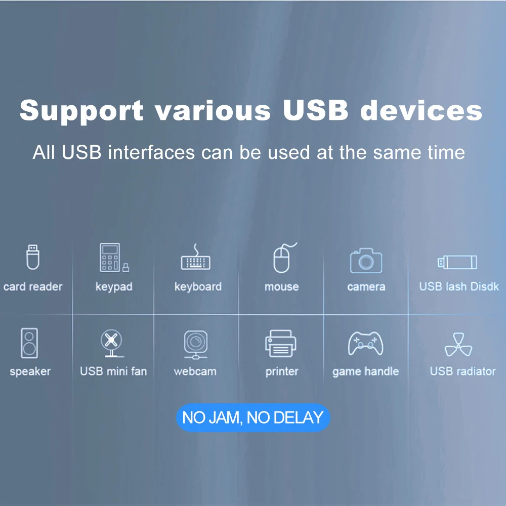 OFCCOM концентратор USB мульти 3,0 концентратор USB Высокоскоростной разветвитель 4/7 порт все в одном для ПК Windows Macbook компьютерные аксессуары