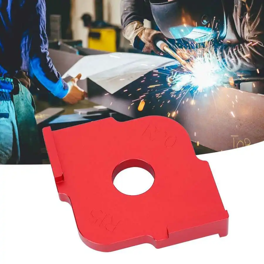 

R15-R20 Aluminum Alloy Radius Clamp Woodworking Carpenter Accessory For Handheld Edge Trimmer Engraving Machine