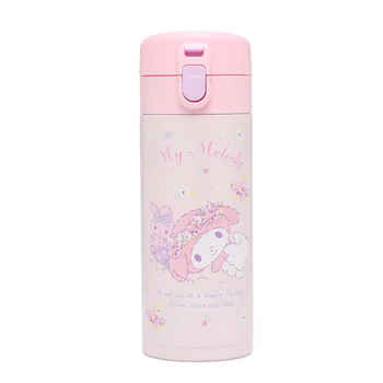 

Melody Portable Cute Cartoon Kawaii Bottle Stainless Steel Thermal Water Bottle 350ML Gift for Girls cute water bottle