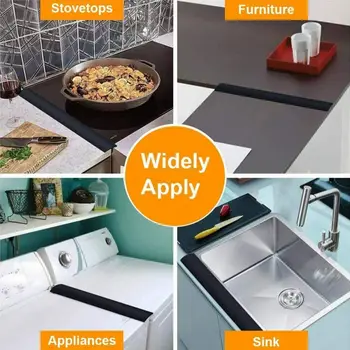 

Gas Hob Gap Strip Kitchen Oil-proof and Anti-fouling Sealing Block Heat-resistant and Not Easy to Melt