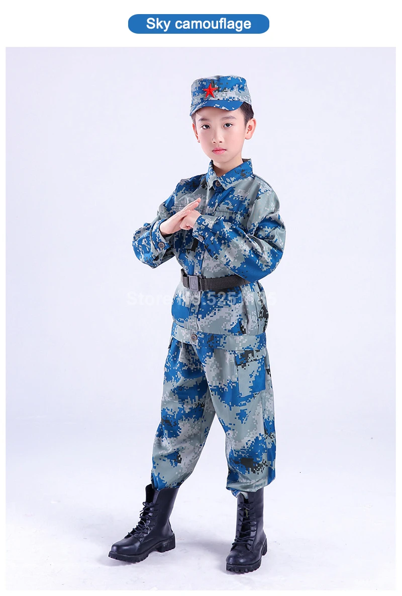 Детский военный тактический камуфляж, униформа для мужчин, охотничья одежда для солдат, комплект, армейские куртки джунглей, штаны, детский армейский костюм для косплея